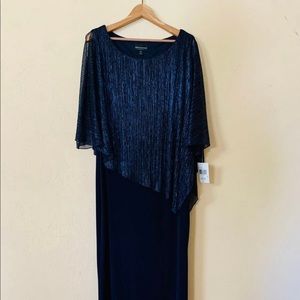 CONNECTED APPAREL 
NEW
NAVY 
MAXI DRESS 
SIZE 12